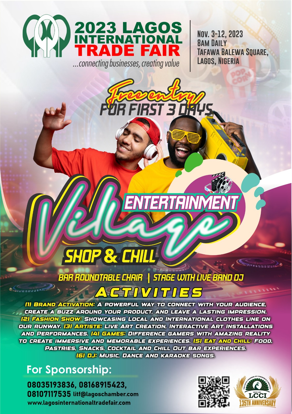 Entertainment village at Lagos International Trade Fair